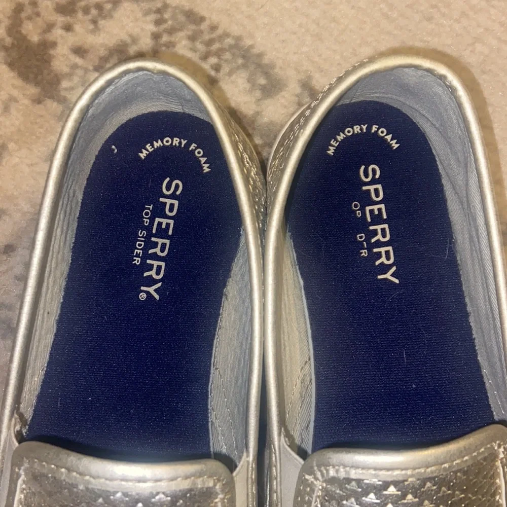Silver Sperrys - Picture 4 of 5